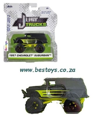 JADA Just Trucks Series Chevy Chevrolet Suburban 1957 JADA Just Trucks Series Chevy Chevrolet Suburban 1957