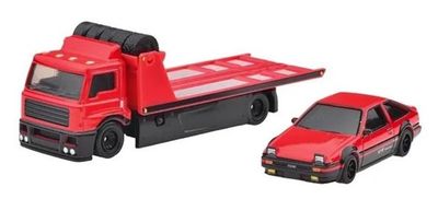 Hot Wheels Car Culture Team Transport 2026 Toyota AE 86 AE86 Sprinter Trueno + Fleet Street Transporter