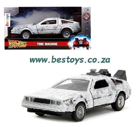 JADA 34785 Hollywood Delorean Time Machine Frosted Version Back to the Future