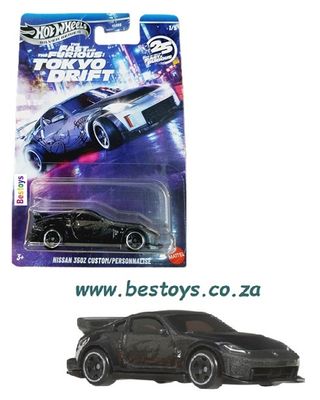Hot Wheels Fast &amp; Furious HNR88 Tokyo Drift 25th Anniversary Nissan 350 Z 350Z Custom