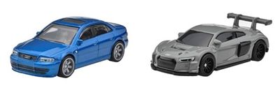Hot Wheels Car Culture 2 pk Audi S 4 S4 Quattro + Audi R 8 R8 LMS
