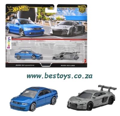 Hot Wheels Car Culture 2 pk Audi S 4 S4 Quattro + Audi R 8 R8 LMS Hot Wheels Car Culture 2 pk Audi S 4 S4 Quattro + Audi R 8 R8 LMS