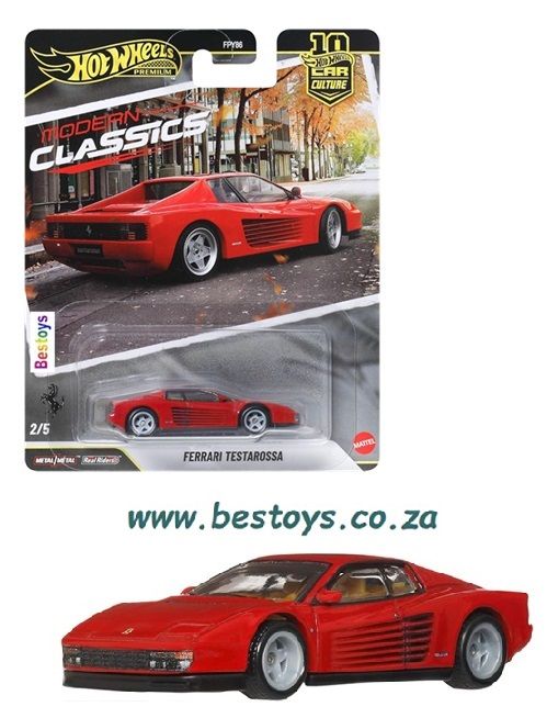 Hot Wheels Car Culture FPY86 Modern Classics Ferrari Testarossa