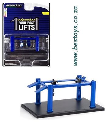 Greenlight Diecast Model Accessory Diorama Garage Workshop Four Post Lift