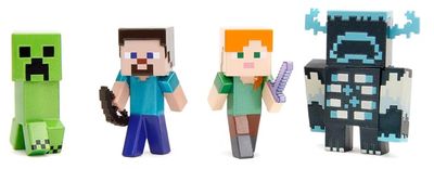 JADA Diecast Minifigures 34337 Minecraft 4 pk Caves & Cliffs 6 cm