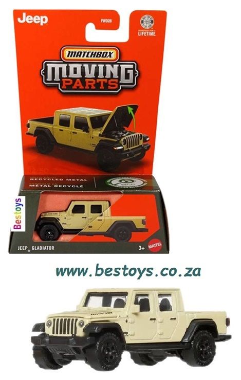 Matchbox Moving Parts 2026 FWD28 Jeep Gladiator