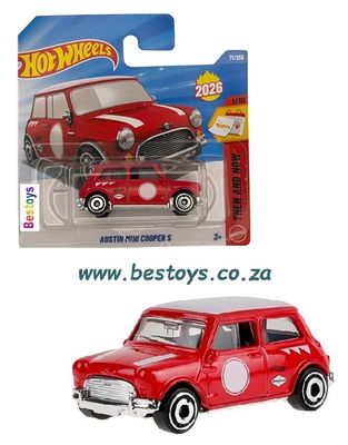 Hot Wheels First Edition 2026 71/250 Austin Mini Cooper S Then & Now Hot Wheels First Edition 2026 71/250 Austin Mini Cooper S Then & Now