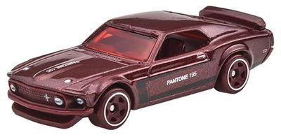 Hot Wheels Pantone Series 1 Ford Mustang Boss 302 1969 No 195