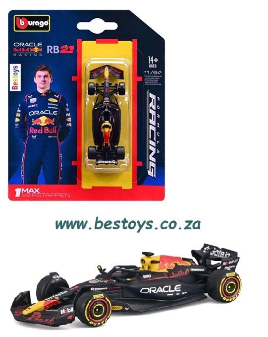 Burago 60161 Formula 1 F1 Red Bull Oracle RB21 2025 GP Verstappen No 1