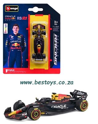 Burago 60161 Formula 1 F1 Red Bull Oracle RB21 2025 GP Verstappen No 1