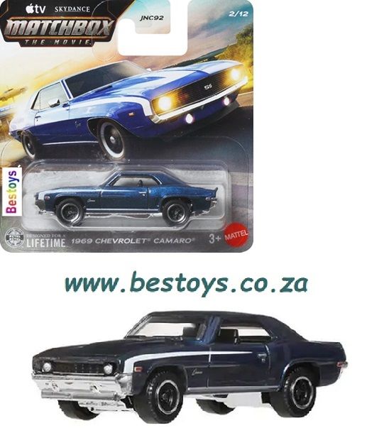 Matchbox The Movie Chevy Chevrolet Camaro 1969