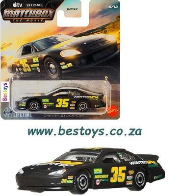Matchbox The Movie Chevy Chevrolet Stock Car No 35
