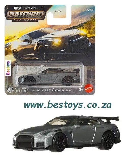 Matchbox The Movie Nissan GT R GTR R35 Nismo 2020