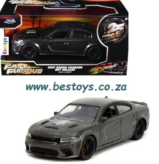 JADA Fast & Furious 25th Anniversary 24037 Dodge Charger SRT Hellcat 2021 Movie Film TV JADA Fast & Furious 25th Anniversary 24037 Dodge Charger SRT Hellcat 2021 Movie Film TV