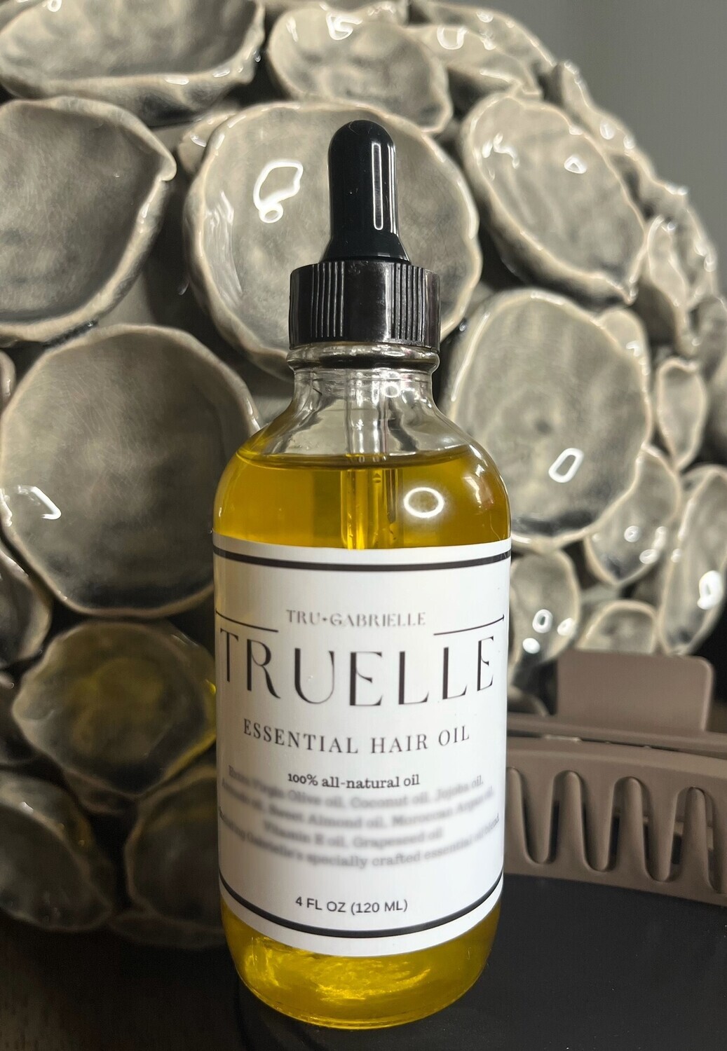 Truelle Essential Hair Oil - Add Hair Clip - Currently Out of Stock