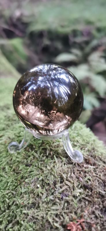 Rauchquarz Kugel *lupenrein* 45 mm-Edelsteine, Mineralien, Heilsteine Rauchquarz Kugel *lupenrein* 45 mm-Edelsteine, Mineralien, Heilsteine