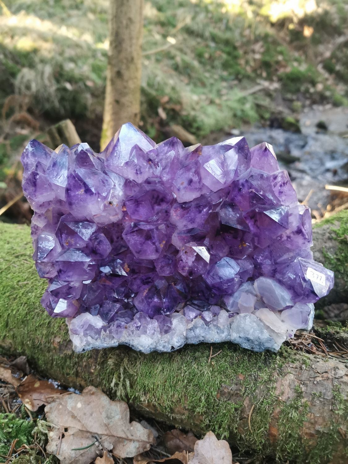XXL Amethyst mit Rutil-Einschlüssen