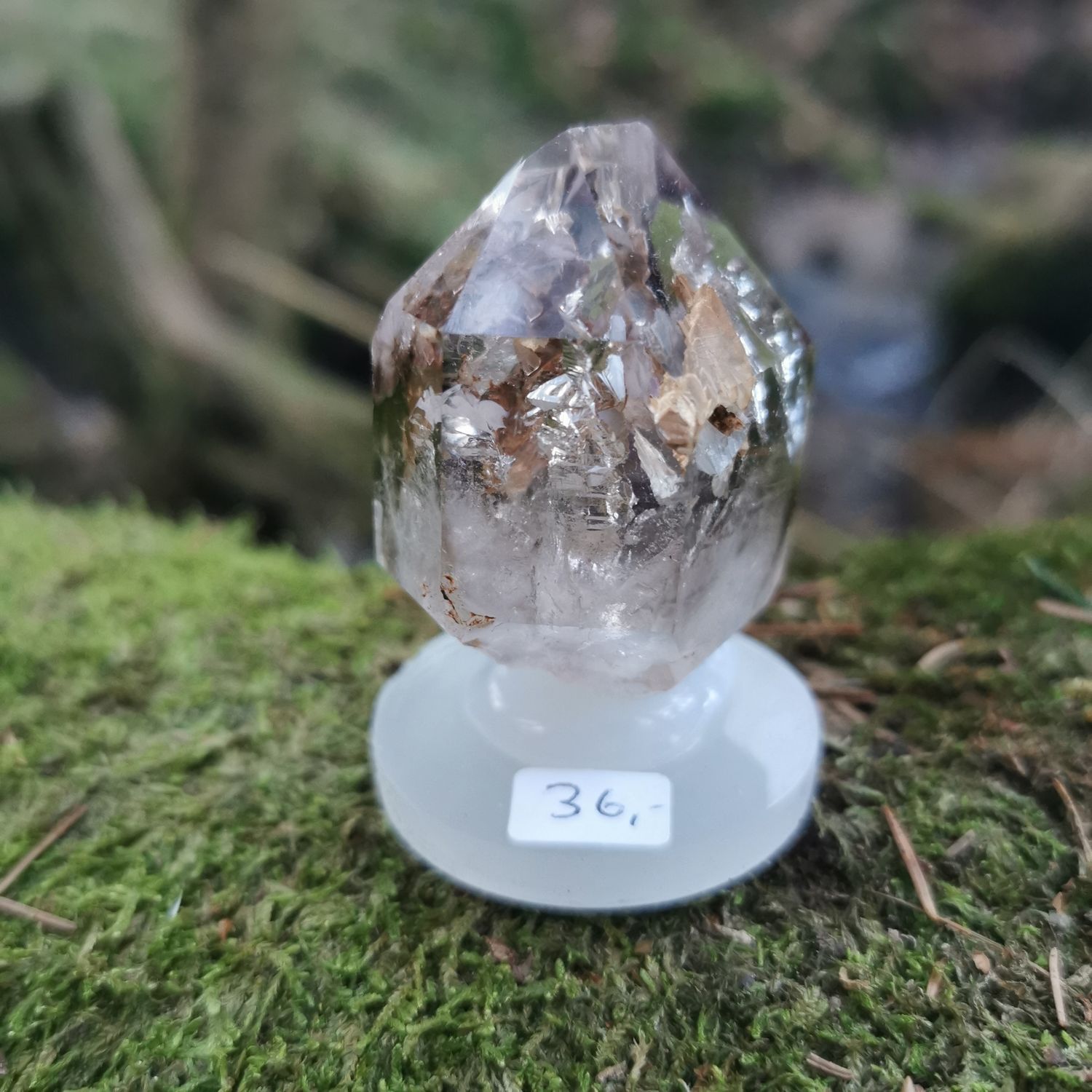 Quarz mit Einschlüssen Namibia