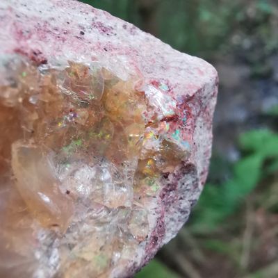 Opal in Rhyolith 338ct. - Mineralien, Kristalle, Edelsteine, Rohsteine Opal in Rhyolith 338ct. - Mineralien, Kristalle, Edelsteine, Rohsteine