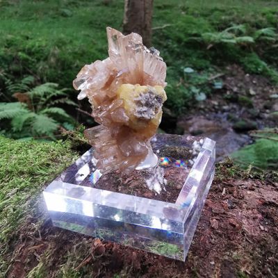 Baryt xx auf Schwefel-Mineralien, Kristalle, Raritäten