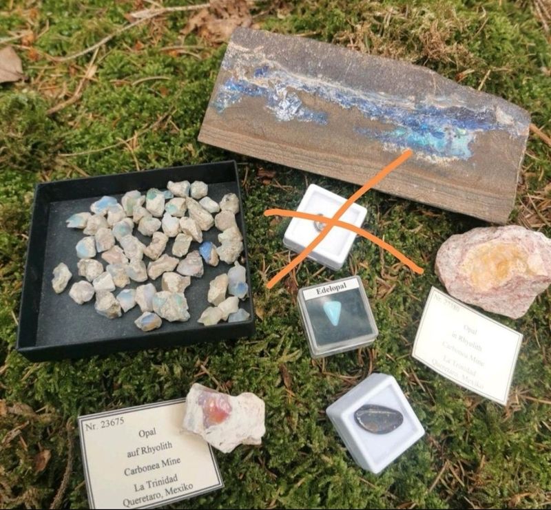 OPAL KONVOLUT / SAMMLUNG-Mineralien Edelsteine, Schmuckher-stellung, Schmuck