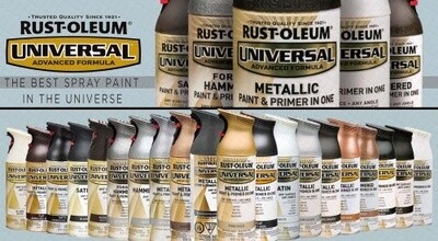 Rust-oleum Universal Premium -Aerosol Spray 340g paint &amp; primer in one