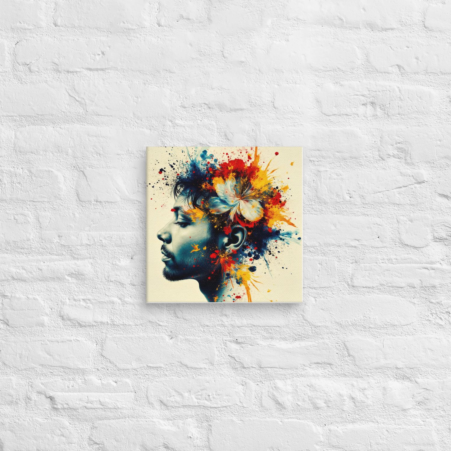 &quot;Cosmic Petals: The Dreamweaver&#39;s Eclipse&quot; Canvas