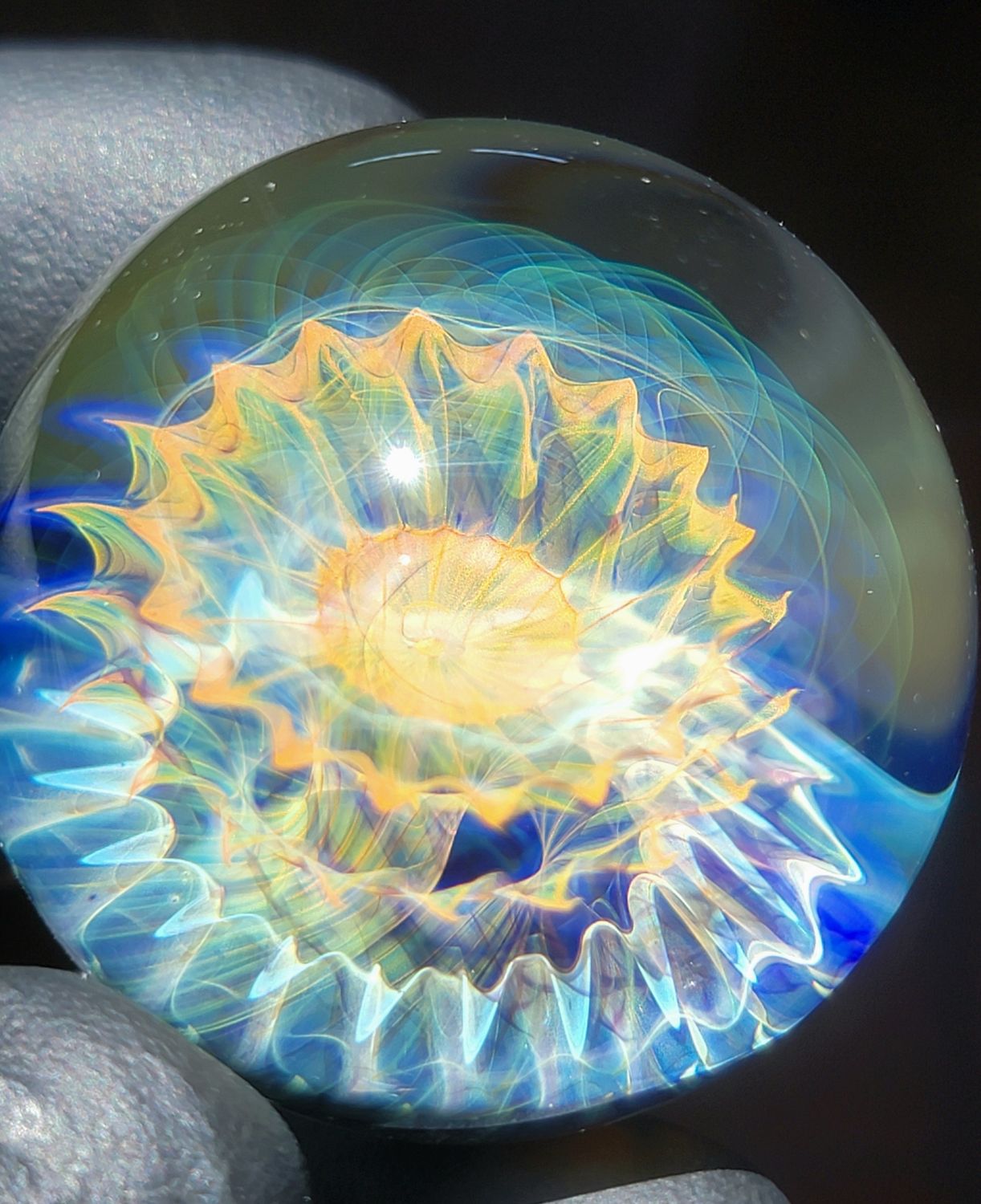 1.61&quot; Handmade Marble by Ethan Lesch