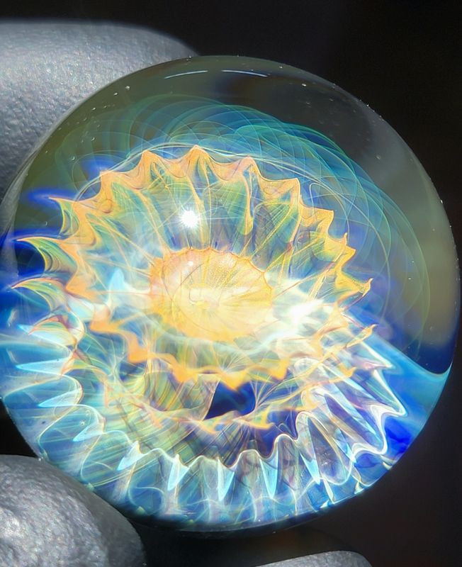 1.61&quot; Handmade Marble by Ethan Lesch