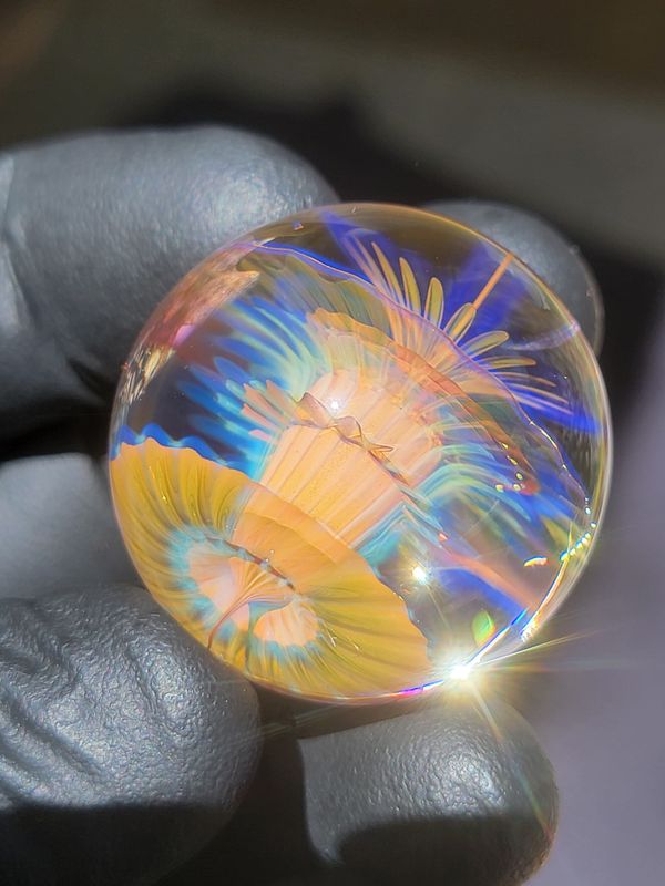 1.37&quot; Handmade Marble by Ethan Lesch
