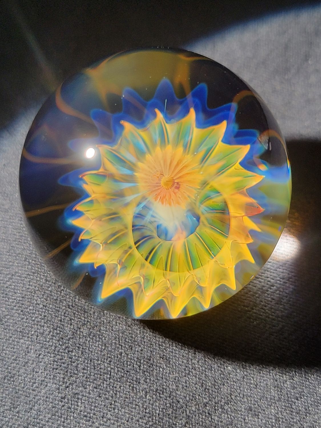 1.58" Handmade Marble by Ethan Lesch