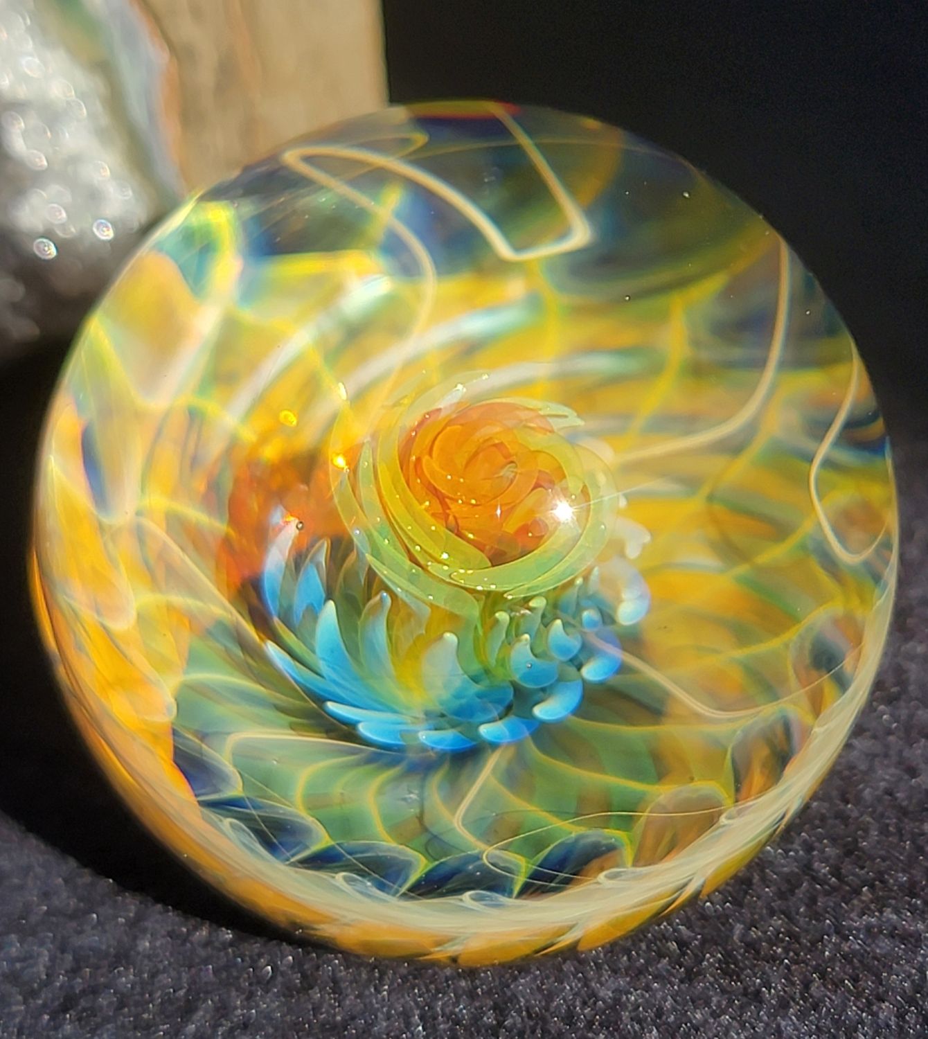 1.62" Handmade Marble by Ethan Lesch