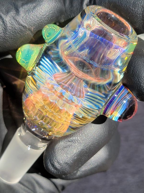 14mm Slide Handmade Collectible Glass Tobacco Pipe