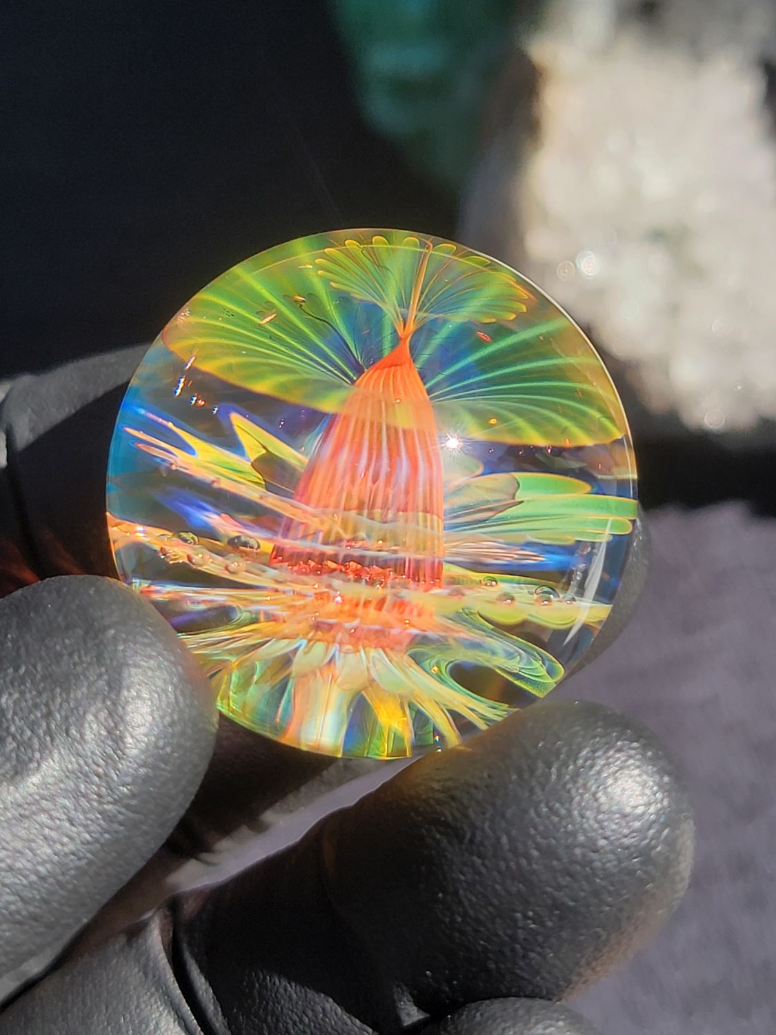 1.35" Handmade Marble by Ethan Lesch