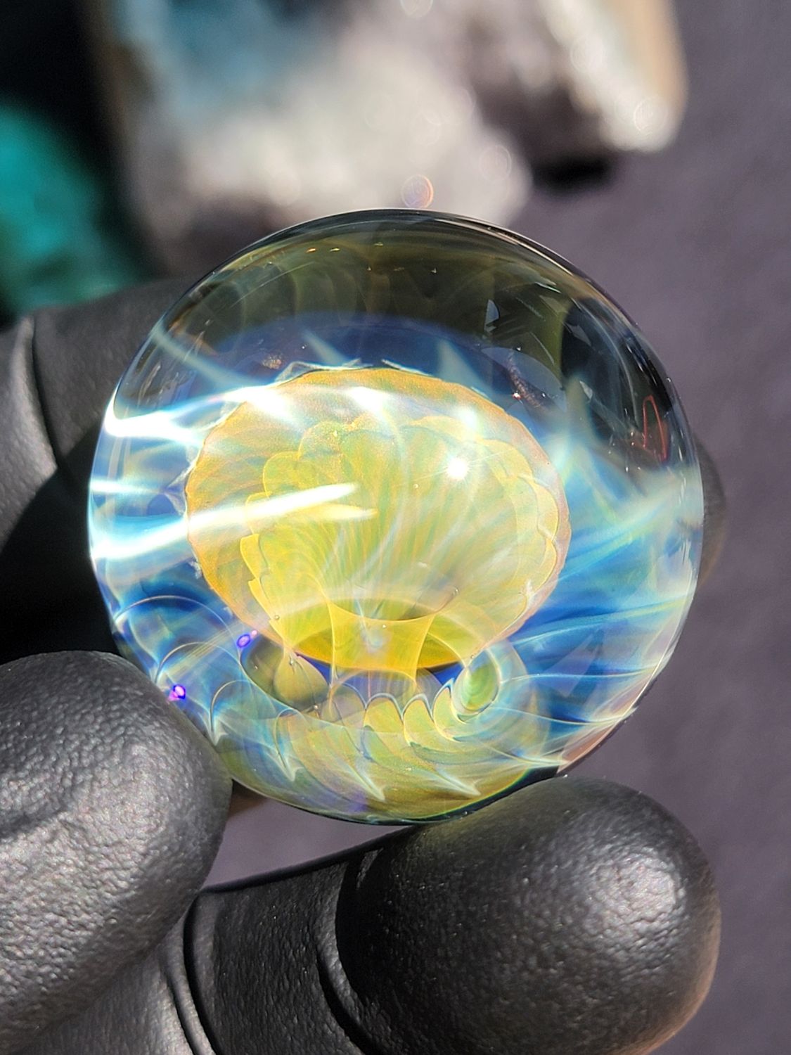 1.50" Handmade Marble by Ethan Lesch
