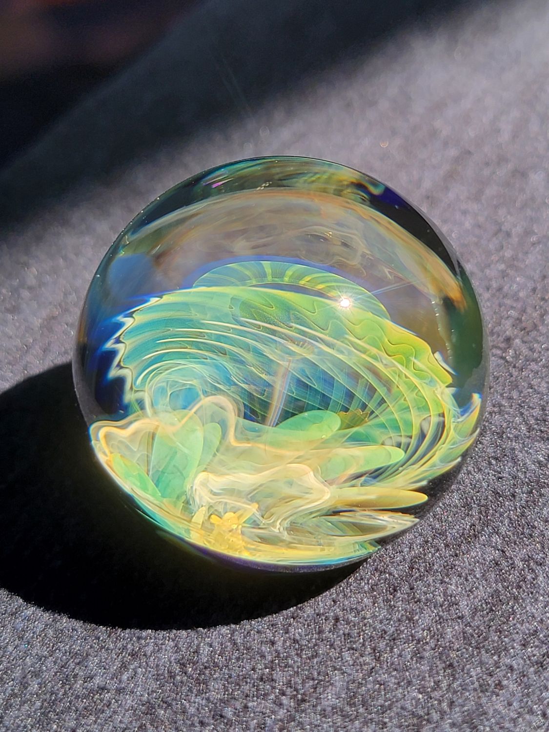 1.41" Handmade Marble by Ethan Lesch