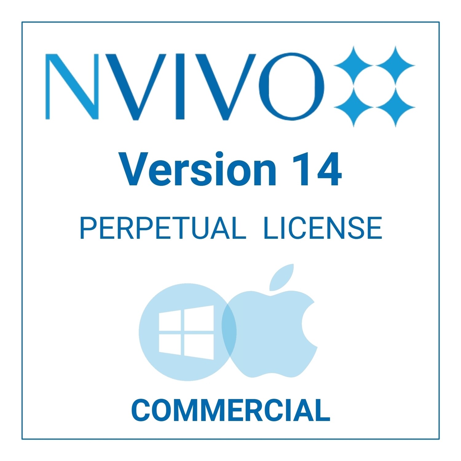 NVivo 14 - Perpetual - Windows &amp; Mac (Commercial)