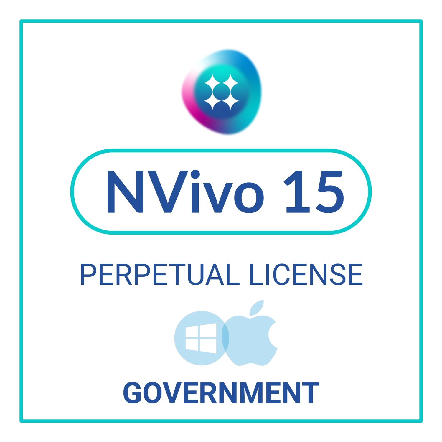 NVivo 15 - Perpetual - Windows &amp; Mac (Government)