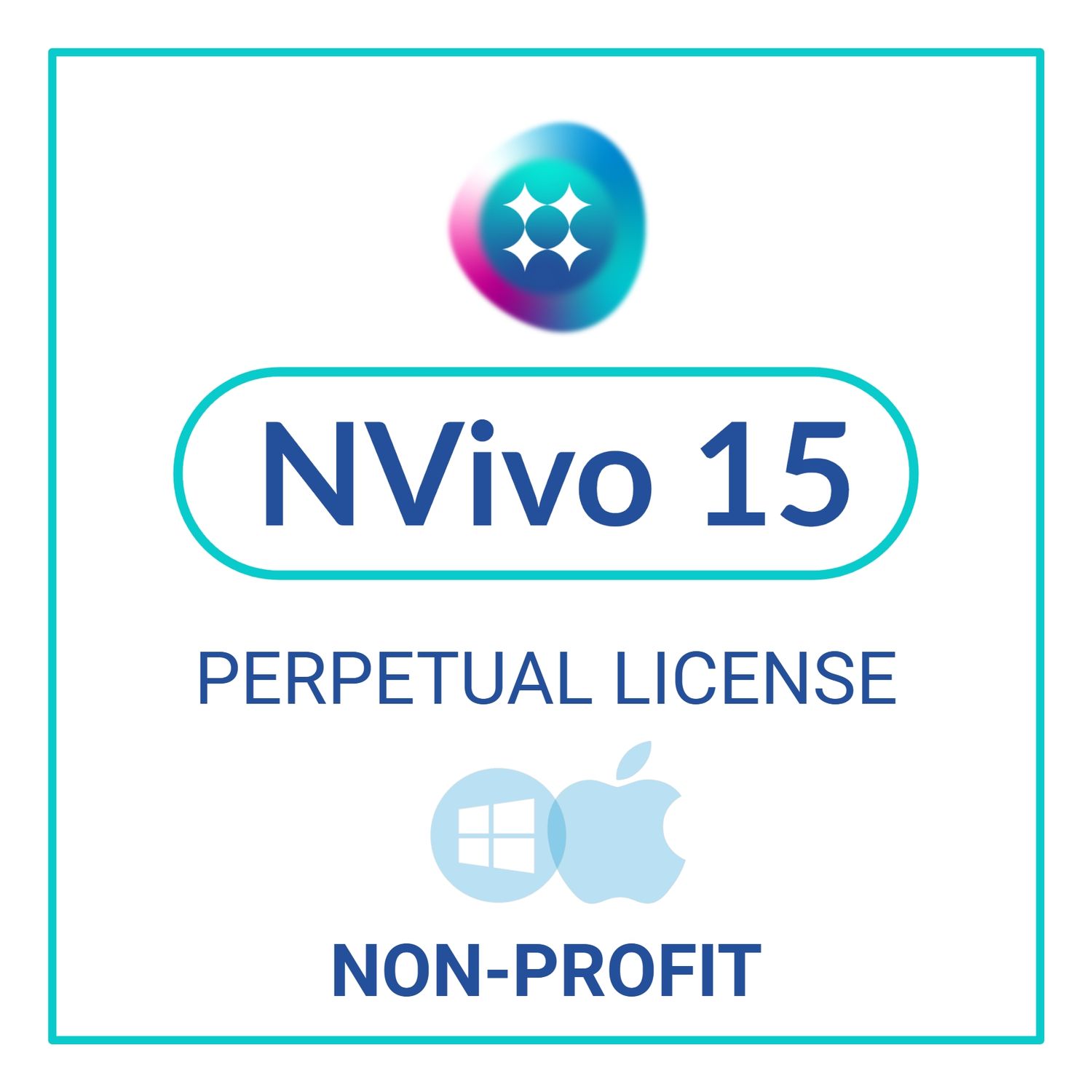 NVivo 15 - Perpetual - Windows &amp; Mac (Non-Profit)