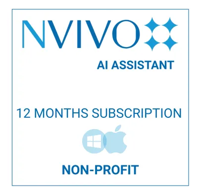 NVivo AI Assistant - 12 Months Subscription (Non-Profit)