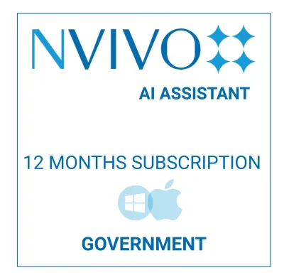 NVivo AI Assistant - 12 Months Subscription (Government)