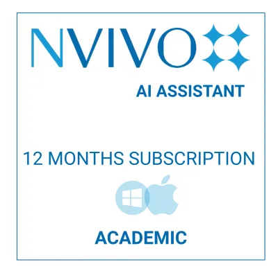 NVivo AI Assistant - 12 Months Subscription - Per User (Academic)