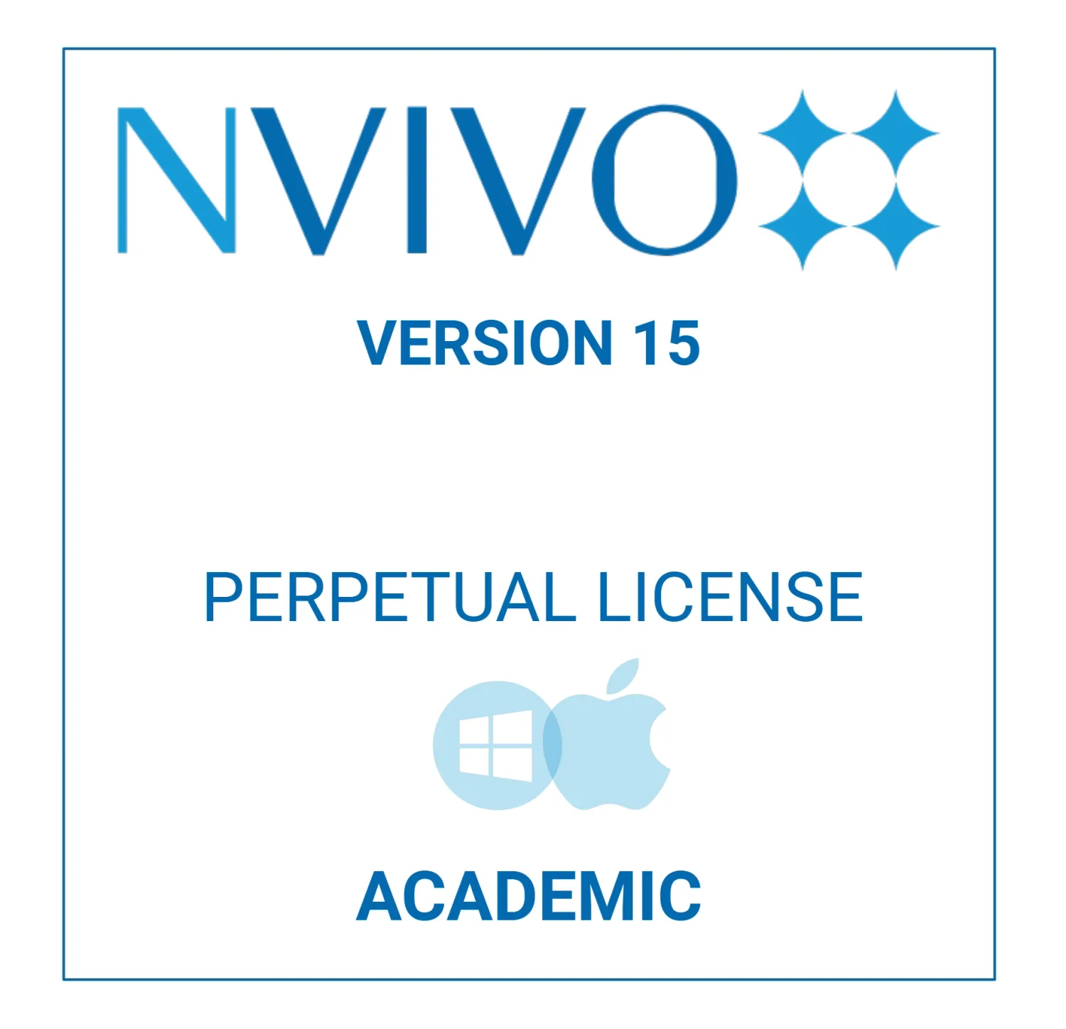 NVivo 15 - Perpetual - Windows &amp; Mac (Academic)