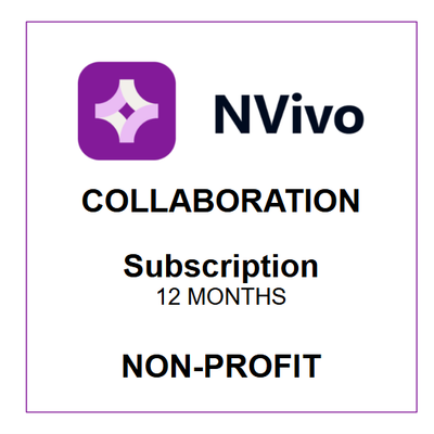 NVivo Collaboration Cloud (Non-Profit)