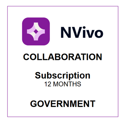 NVivo Collaboration Cloud (Government)