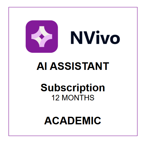 NVivo AI Assistant - 12 Months Subscription - Per User (Academic)