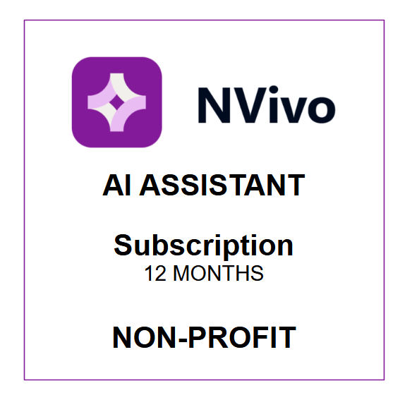 NVivo AI Assistant - 12 Months Subscription (Non-Profit)