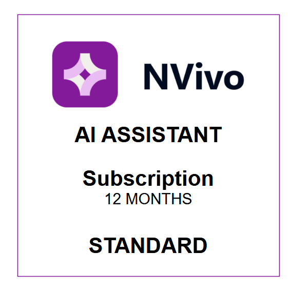 NVivo AI Assistant - 12 Months Subscription - Per User (Standard)