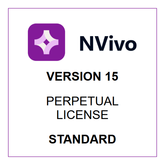 NVivo 15 - Perpetual - Windows &amp; Mac (Standard)