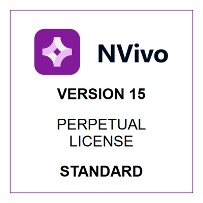 NVivo 15 - Perpetual - Windows &amp; Mac (Standard)